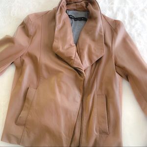 Anthropologie Dolan Genuine Brown Leather Jacket